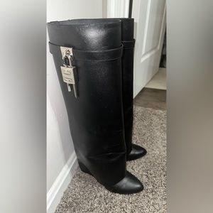 Givenchy shark lock boots